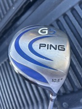 PING G5 Titanium Driver 460cc 10.5  TFC 100D R Flex Graphite Shaft Worn Grip 