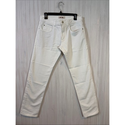 LORO PIANA MID LOW RISE WHITE JEANS 31
