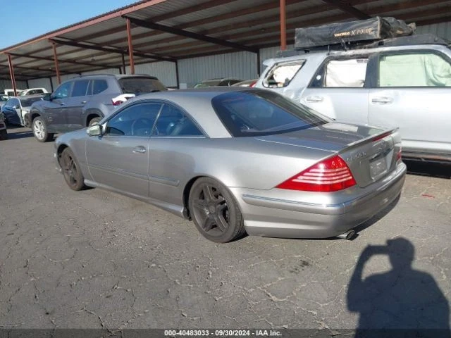 2003 2004 2005 2006 MERCEDES CL500 C215 REAR SEAT BOTTOMS BLACK LEATHER 271A - Image 4 of 4