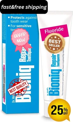 Dr. Wolff'S Bioniq Repair Toothpaste 75Ml Fluoride Free Toothpastes for Daily