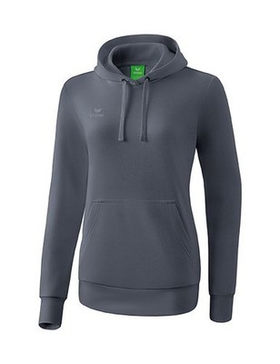 Erima Training Kapuzensweat Trainingsshirt Hoodie Damen dunkelgrau
