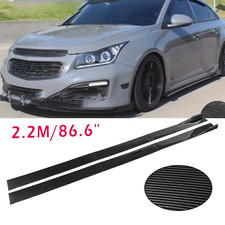 For Chevrolet Chevy Cruze Carbon Fiber 2.2m Side Skirt Extensions Rocker Panel For Chevrolet Chevy Cruze Carbon Fiber 2.2m Side Skirt Extensions Rocker Panel