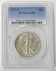 1937-S AU-50 WALKING LIBERTY HALF DOLLAR PCGS - BETTER DATE COIN