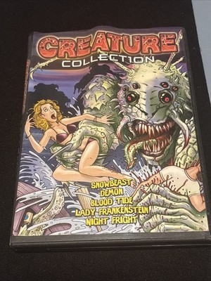 Creature Collection (DVD, 2005) 5 Films 2 DVDs Horror