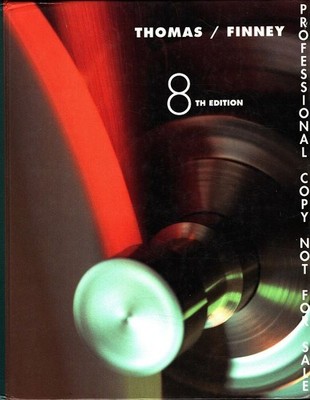 Calculus And Analytic Geometry (8th Edition) Thomas Jr., George B. and Ross L. F