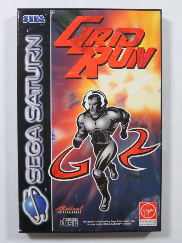 Jeu Grid Run pour Sega Saturn PAL version européenne sous blister d'origine