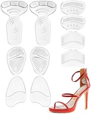 10Pcs High Heel Comfort Pads, Ball of Foot Cushions for Heels, Silicone Shoe