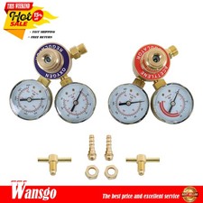 Oxygen Acetylene Gas Regulator Welding Cutting Torch Dual Gauge CGA540 CGA200