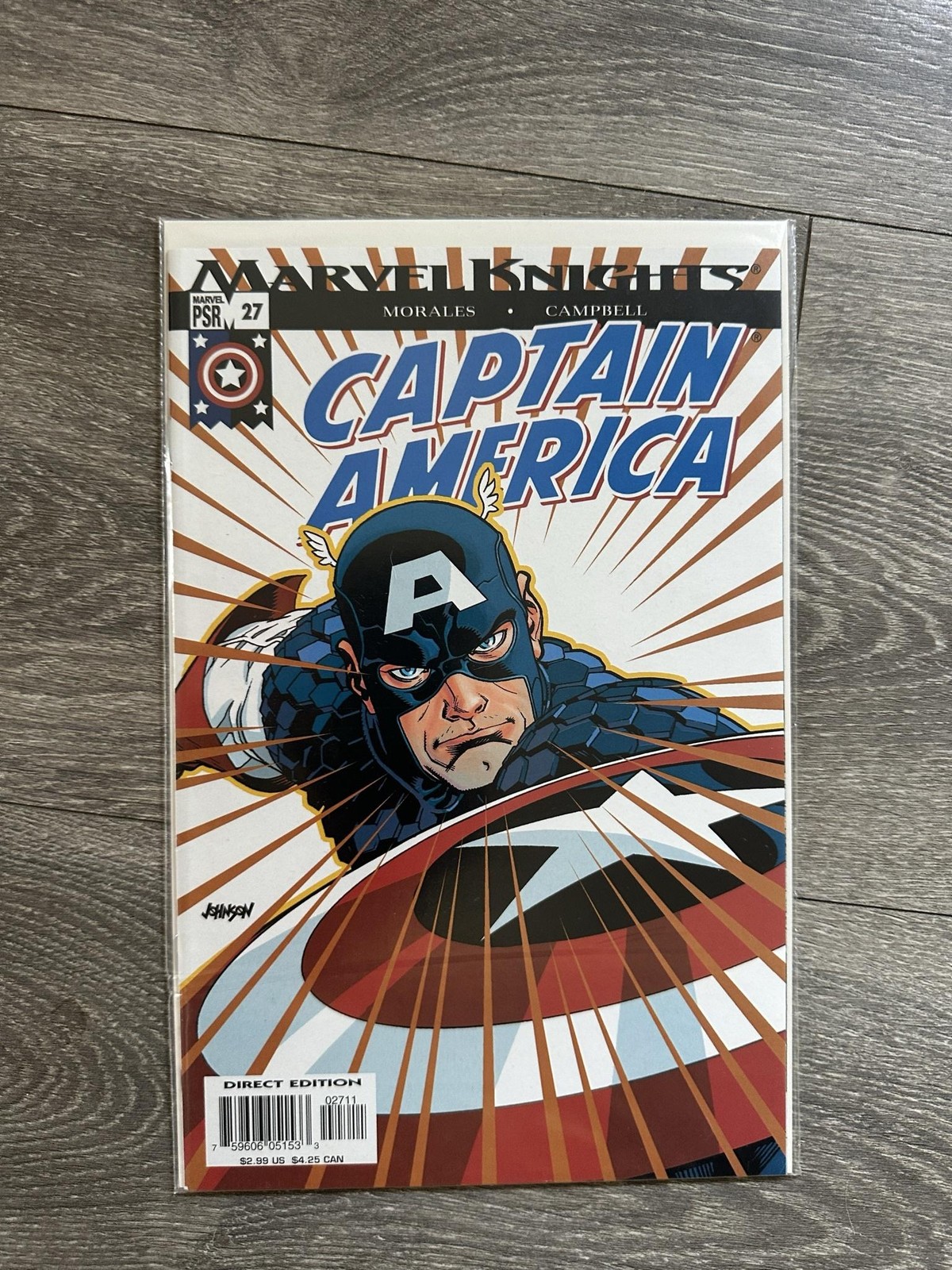 Marvel Captain America #27 Single Issue Comic Color Morales Campbell Johnson