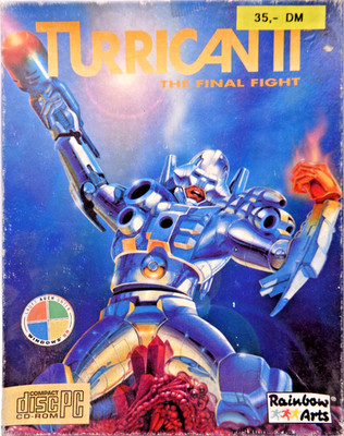 IBM PC -- TURRICAN II THE FINAL FIGHT (RAINBOW ARTS - CD-ROM)