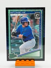2025 Donruss Matt Shaw #143 Black Circles Optic Rated Prospect Baseball
