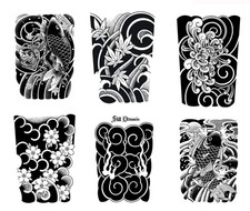 Tattoo Sticker 17x24cm Realistic Durable Waterproof Fake Body Art Japan