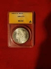 1884-CC Morgan Silver Dollar $1 ANACS MS63 Carson City Business Strike
