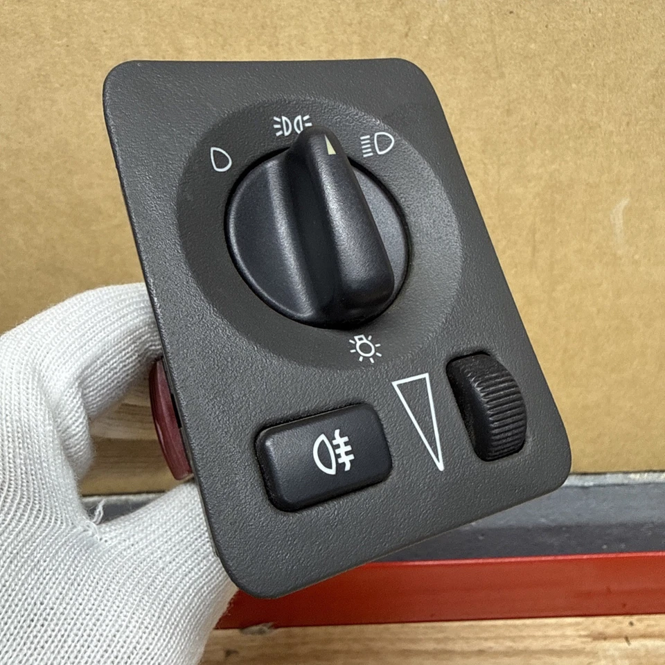 1999-2005 SAAB 9-5 95 HEADLIGHT SWITCH WITH FOG LIGHTS 758173 OEM Gray Foto 2 de 4