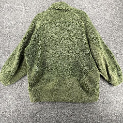 Lululemon Jacket Womens M/L Green Sherpa Fleece Full Zip Cozy Outdoors - Picture 4 of 7