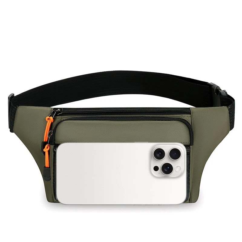 Riñonera Bolso Cintura Hombres Mujeres Hombro Cadera Cinturón Riñonera Deporte Viaje Impermeable Foto 2 de 4