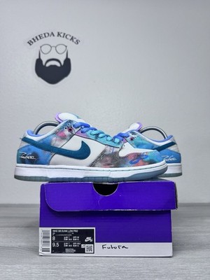 Size 8 - Nike Dunk SB Low Futura Laboratories Aqua HF6061-400 Men s Preowned