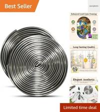 5/64" round U Hobby Came | Lead Came 12 Ft for Stained Glass Projects | Adds Str