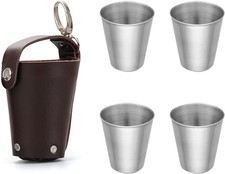 Schnapsglas Aus Edelstahl, Edelstahl Schnaps Becher, Metall