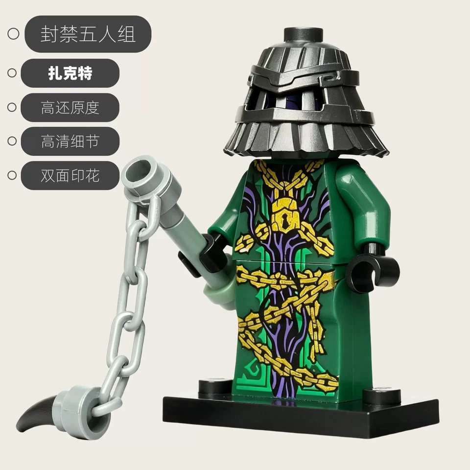 LEGO Ninjago Forbidden Five Minifigure Lot – Rox, Kur, Zarkt, Nokt, Drix | New - image 4 of 4