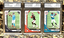 TRAVIS HUNTER/SHEDEUR SANDERS/CAM WARD PANINI FIRST Graded Gem-Mt 10 Rookie LOT
