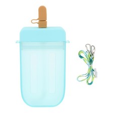 Ice Pop Water Bottle Portable Water Cup with Strap Cartoon Beverage Cup