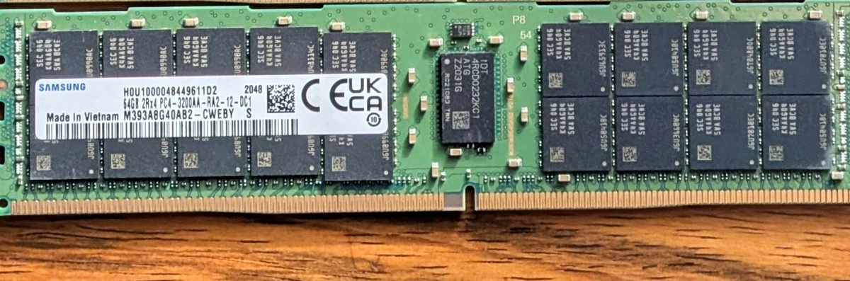 25+ Samsung DDR4 SDRAM 64 GB Total Capacity Memory (RAM) for sale