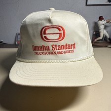 Vintage Omaha Standard Truck Bodies  Hoists Snapback Trucker Hat