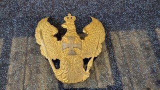 AUFLAGE FÜR EINE PICKELHAUBE DER KAVALLERIE FÜR OFFIZIERE !!