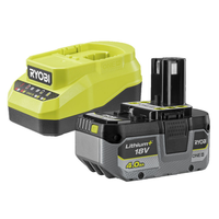 Ryobi 18V Akku 4,0Ah RB1840X + LadegeräT RC18120A Set One+ Neu
