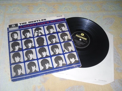 The Beatles - A Hard Day's Night 12" Vinyl 1964 UK Parlophone – PMC 1230 3N/3N