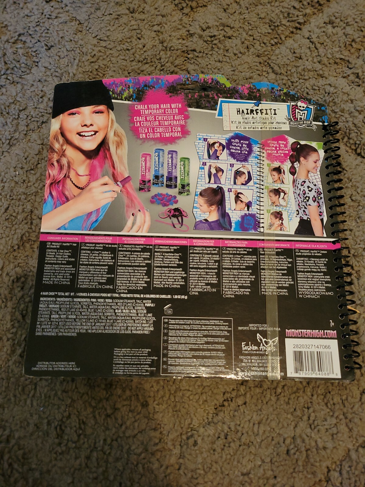 Monster High Hair Graffiti Art Studio, Chalk Your Hair With Temporary  Color. 787909640888 | eBay