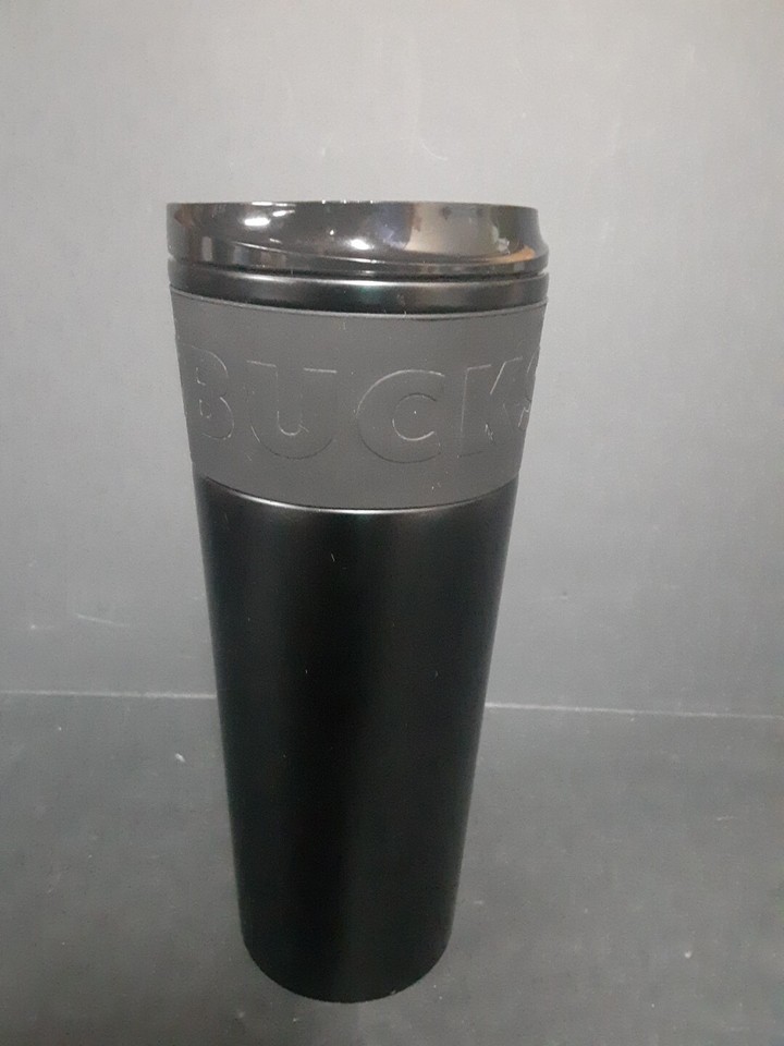 Starbucks Black Stainless Steel Tumbler Travel Mug 16 oz eBay