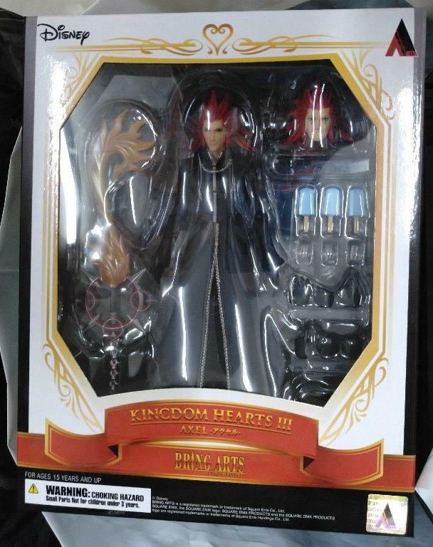 KINGDOM HEARTS III AXEL フィギュア BRING ARTS Amazon.com: Kingdom Hearts III - Bring Arts Figurine - Axel
