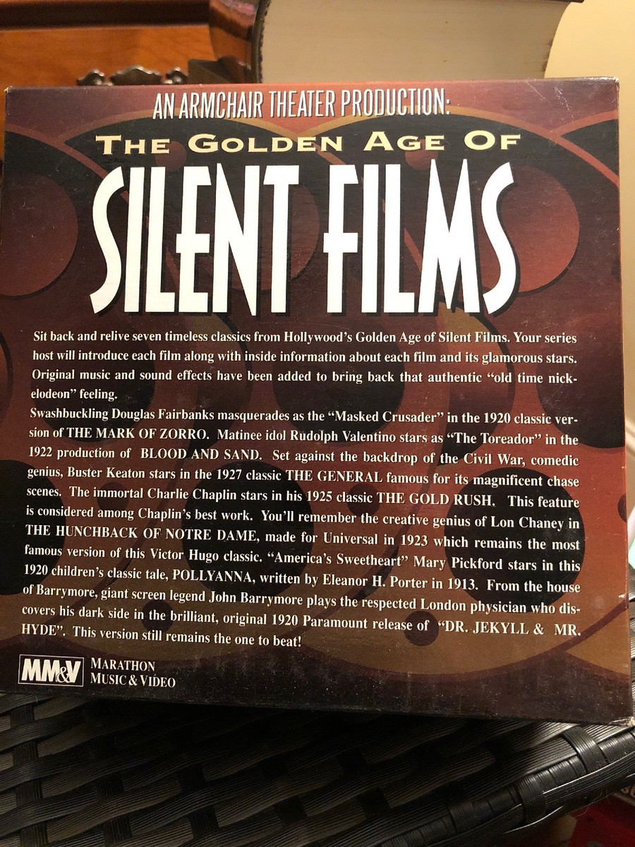 Golden Age of Silent Films (7 VHS Box Set) | eBay