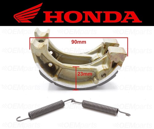 Set of (2) Honda Water Grooved REAR Brake Shoes and Springs #06430-GY1-922 - Picture 4 of 4