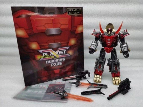 Planet X PX-05M Slag quirinus FOC Dinobot Transforms Toys action figure Metallic - Picture 11 of 11