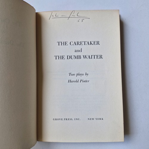 Harold Pinter - The caretaker & The dumb waiter - Firmado Julia von Grolman - Imagen 4 de 4