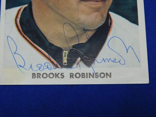 Brooks Robinson Autographed Photo Card / Postcard ~ Baltimore Orioles ~ JSA COA - Picture 3 of 4