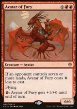 Magic the Gathering MTG Avatar of Fury (39) Archenemy Nicol Bolas   LP