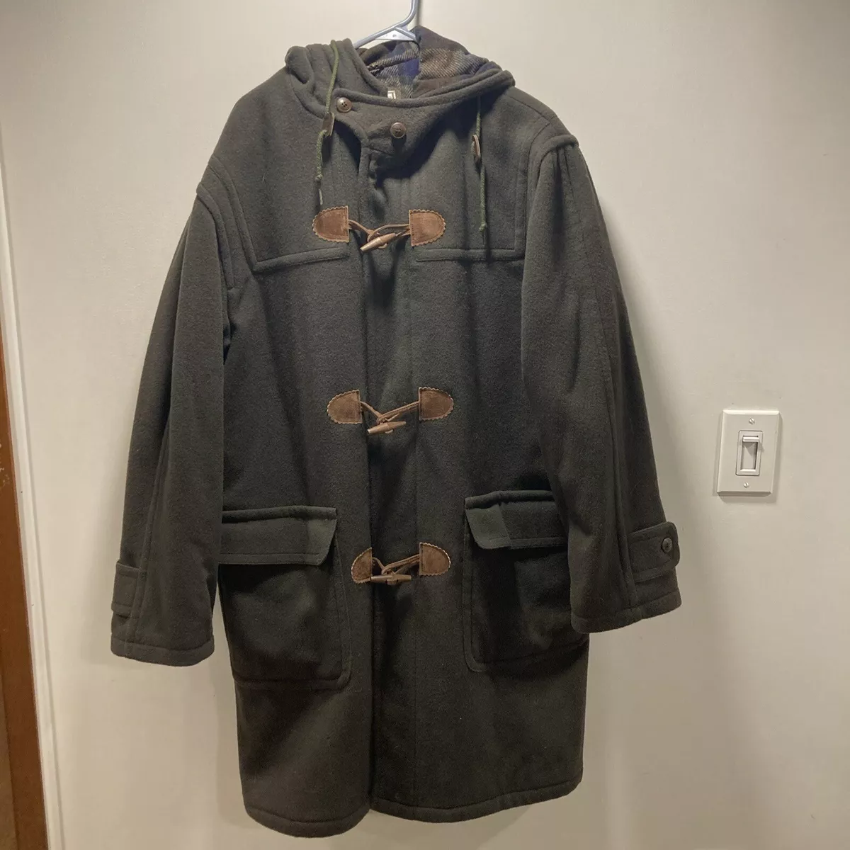 Mens large tall wool cheap coats