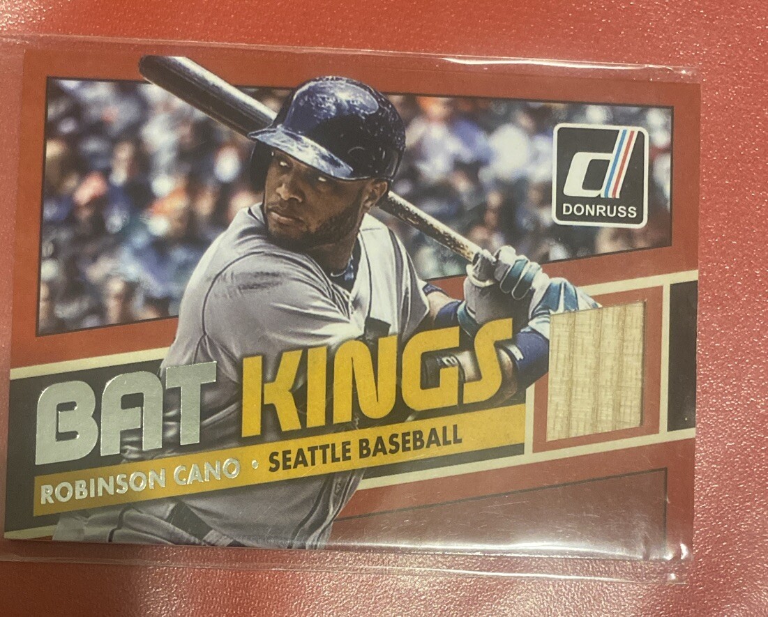 ROBINSON CANO 2015 DONRUSS BAT KINGS GAME USED BAT CARD