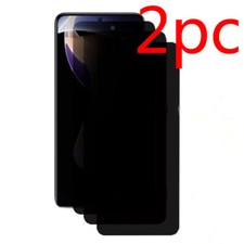 2pc Privacy Screen Protector Tempered Glass For Xiaomi Redmi Note 12 10 Pro