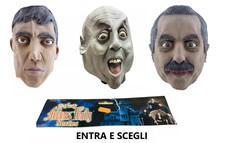 CARNEVALE HALLOWEEN LA FAMIGLIA ADDAMS LURCH & ZIO FESTER MASCHERA LATTICE LATEX