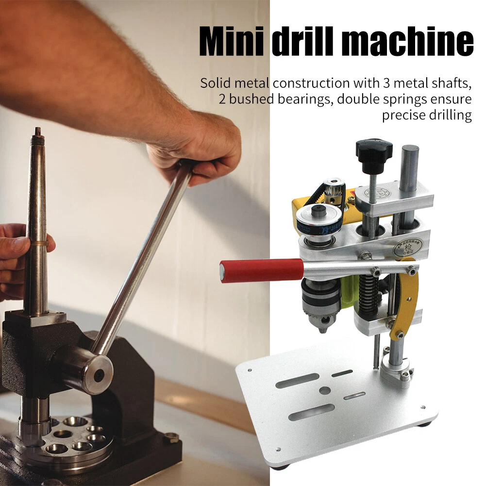 Portable Benchtop Drilling Machine High Precision Metal Wooden DIY Crafts Tool