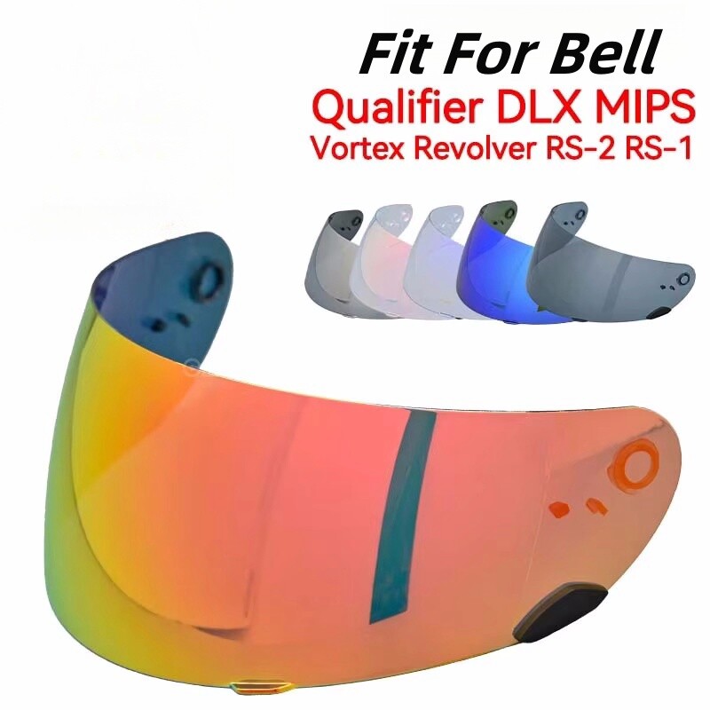 RS-1 Qualifier DLX MIPS対応交換用バイザー レンズシールド Motorcycle Helmet Visor For Bell Qualifier/DLX/MIPS/Vortex
