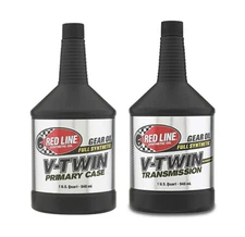 Red Line V-Twin 42804 Transmission and 42904 Primary Case Oil Combo Pack