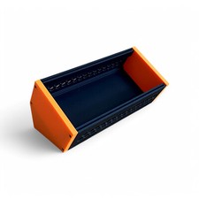 52HP 3U Angled Eurorack Case | 3D Printed Modular Synth Skiff