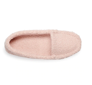 blush pink slippers