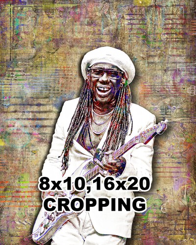 Nile Rodgers Pop Art 12x18in Poster, Nile Rodgers CHIC Art Poster Free Shipping - Picture 4 of 5